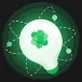AI-powered exam preparation concept represented by a glowing light bulb